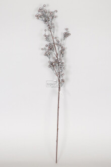 Yapay Lüx Karlı Kokina Dalı 80 cm Antrasit - 2