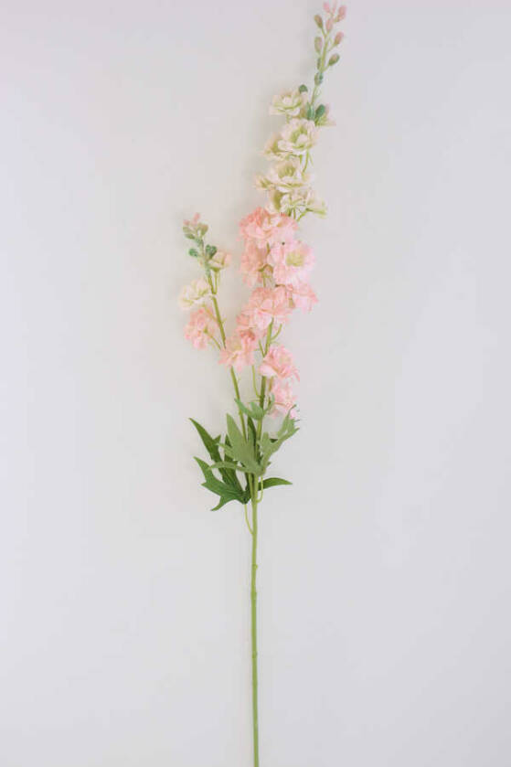 Yapay Lüx Zarif Delphinium Dalı 84 cm Pudra - 2
