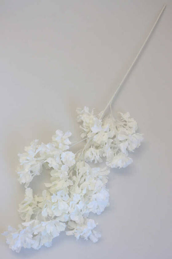 Yapay Saçaklı Bahar Dalı 97 cm Beyaz - 2