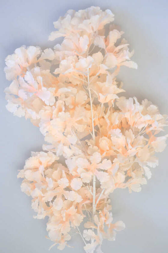 Yapay Saçaklı Bahar Dalı 97 cm Somon - 1