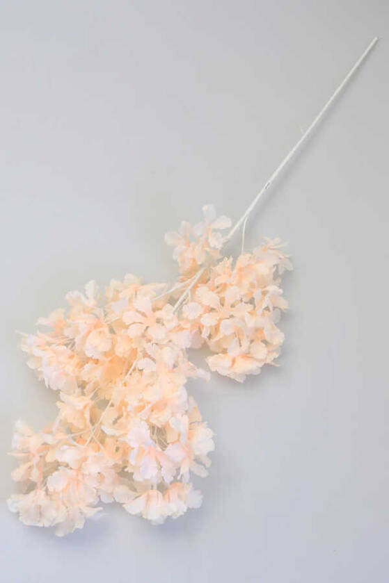 Yapay Saçaklı Bahar Dalı 97 cm Somon - 2