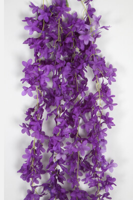 Yapay Sarkan Akasya Çiçeği 85 cm Mor - 2