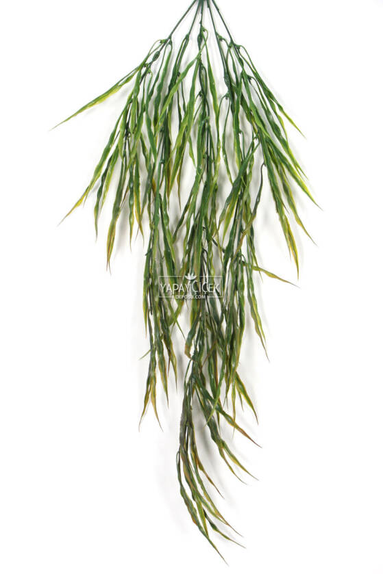 Yapay Sarkan Saz Çiçeği 80 cm Yeşil-Kahve - 1