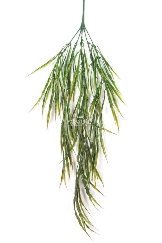 Yapay Sarkan Saz Çiçeği 80 cm Yeşil-Kahve - 2