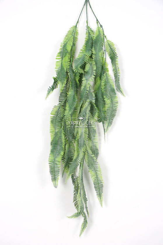 Yapay Sarkan Tozlu Kuşkonmaz Bitkisi 85 cm Yeşil - 1