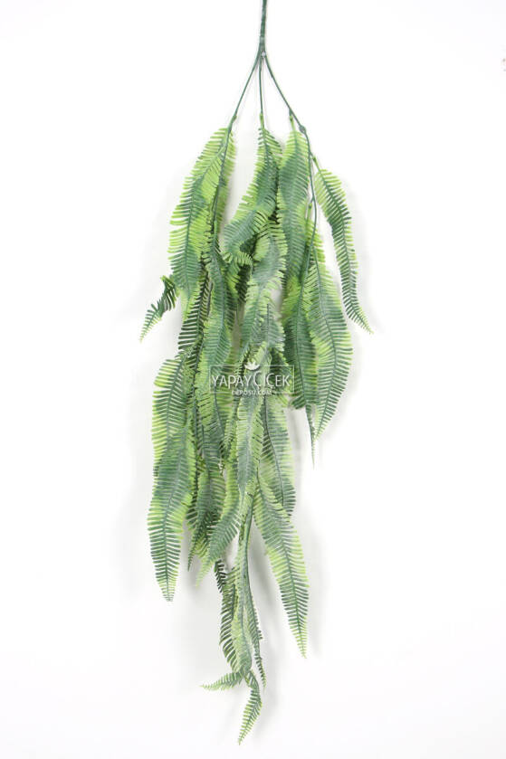 Yapay Sarkan Tozlu Kuşkonmaz Bitkisi 85 cm Yeşil - 2