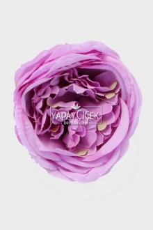 Yapay Tek Kafa Şakayık Gül 10 cm Lila - Yapay Çiçek Sitesi