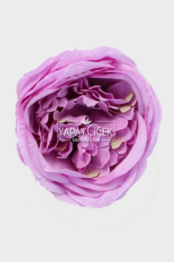 Yapay Tek Kafa Şakayık Gül 10 cm Lila - 1