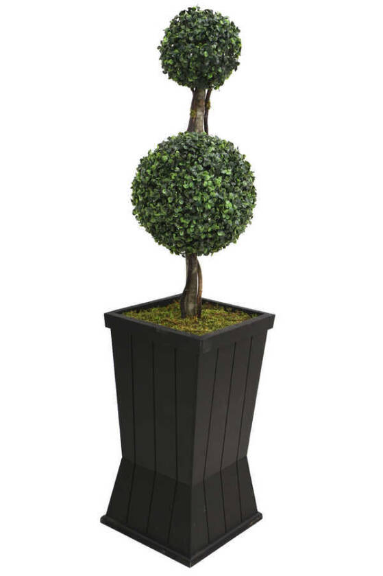 Yapay Top Şimşir Tanzimi 2li Top 120 cm - 2