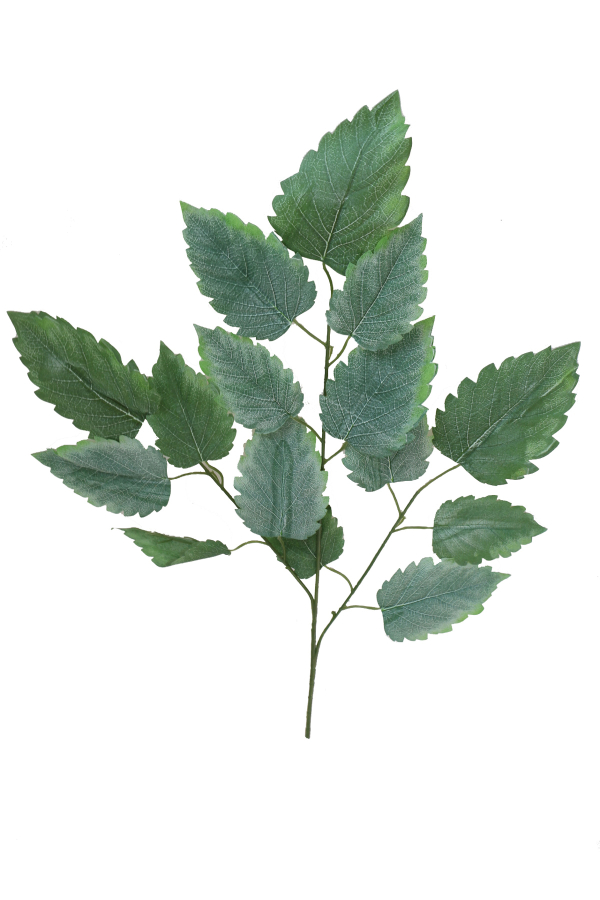 Yapay Tropik Ceviz Ağacı Dalı 70 cm Mat-Yeşil - 1