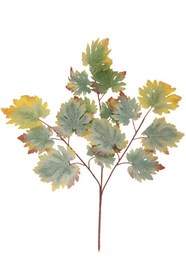 Yapay Tropik Çınar Ağacı Dalı 70 cm Hazan - Yapay Çiçek Sitesi