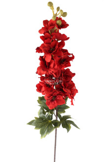 Yapma Çiçek Kaliteli Dal Şebboy 87 cm Dark Kırmızı - 4