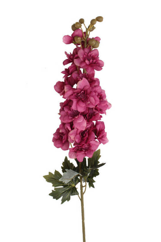 Yapma Çiçek Kaliteli Dal Şebboy 87 cm Fuşya - 1