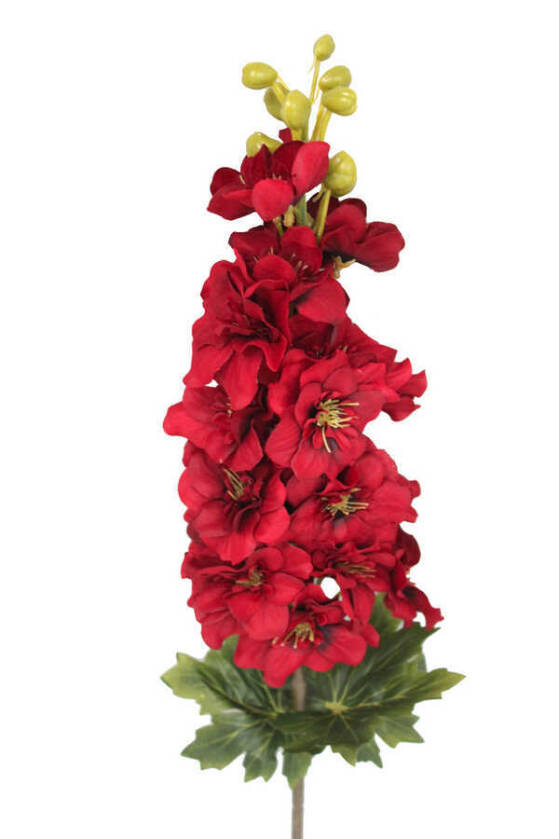 Yapma Çiçek Kaliteli Dal Şebboy 87 cm Kırmızı - 1