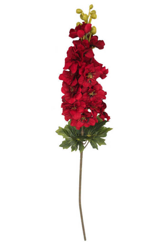 Yapma Çiçek Kaliteli Dal Şebboy 87 cm Kırmızı - 2