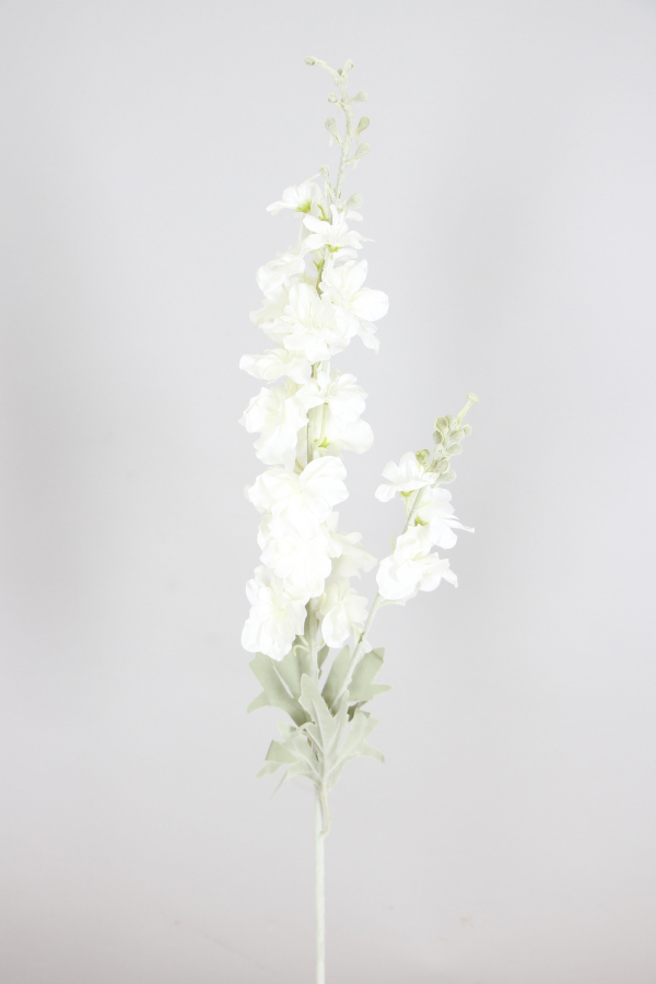 Yapma Çiçek Kaliteli Dal Şebboy 87 cm Net Beyaz - 1