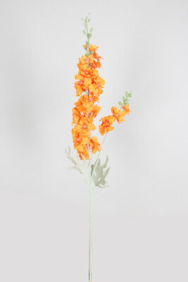 Yapma Çiçek Kaliteli Dal Şebboy 87 cm Turuncu - 2